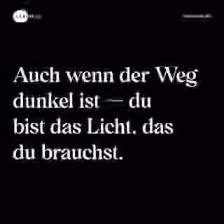 Du bist dein eigenes Licht