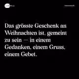Gemeint sein als Geschenk