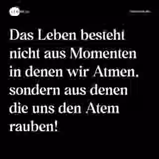 Die magischen Momente des Lebens