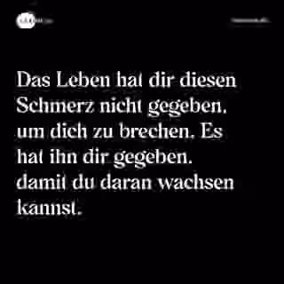 Wachstum durch Schmerz