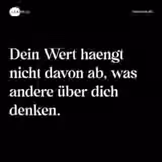 Dein Wert ist unabhaengig