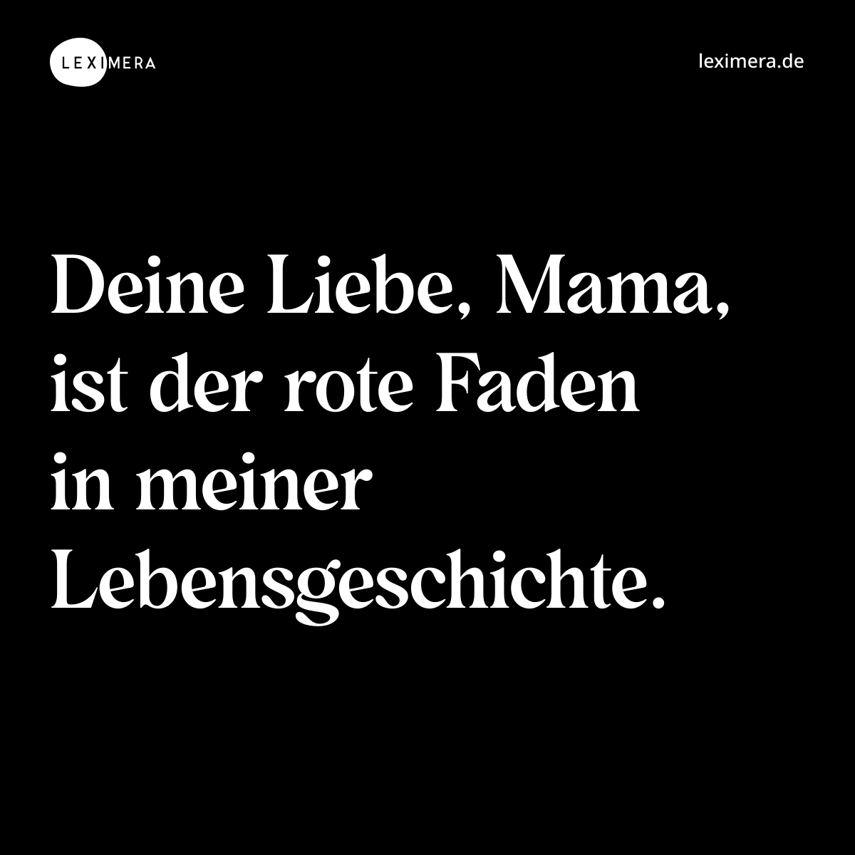 Roter Faden Mutterliebe