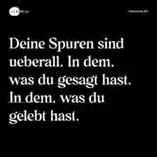 Deine Spuren ueberall