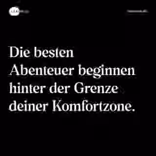 Hinter der Komfortzone