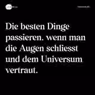 Augen schliessen und vertrauen