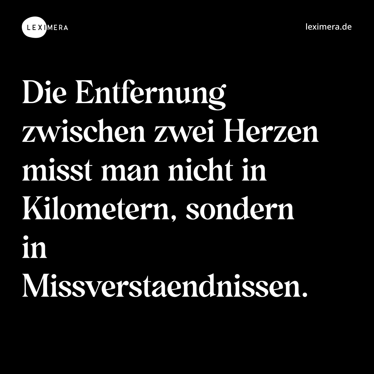 Naehe entsteht durch Verstehen