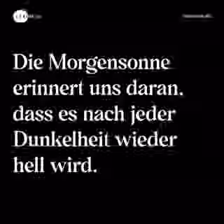 Nach Dunkelheit wird es hell