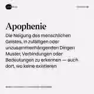 Apophenie - Visualisierung
