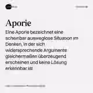 Aporie - Visualisierung