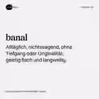 banal - Visualisierung