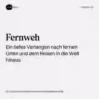 Fernweh - Visualisierung