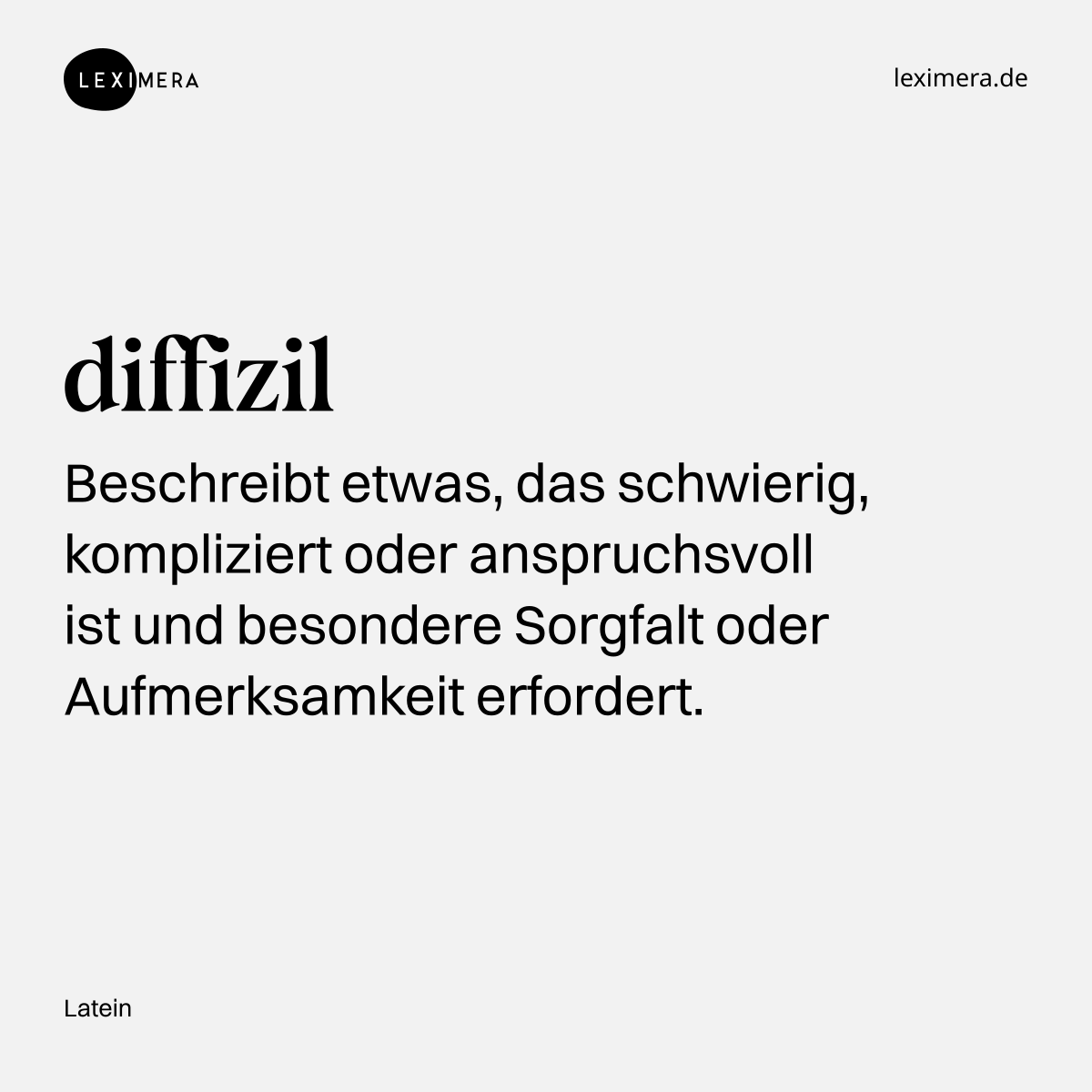 diffizil - Visualisierung