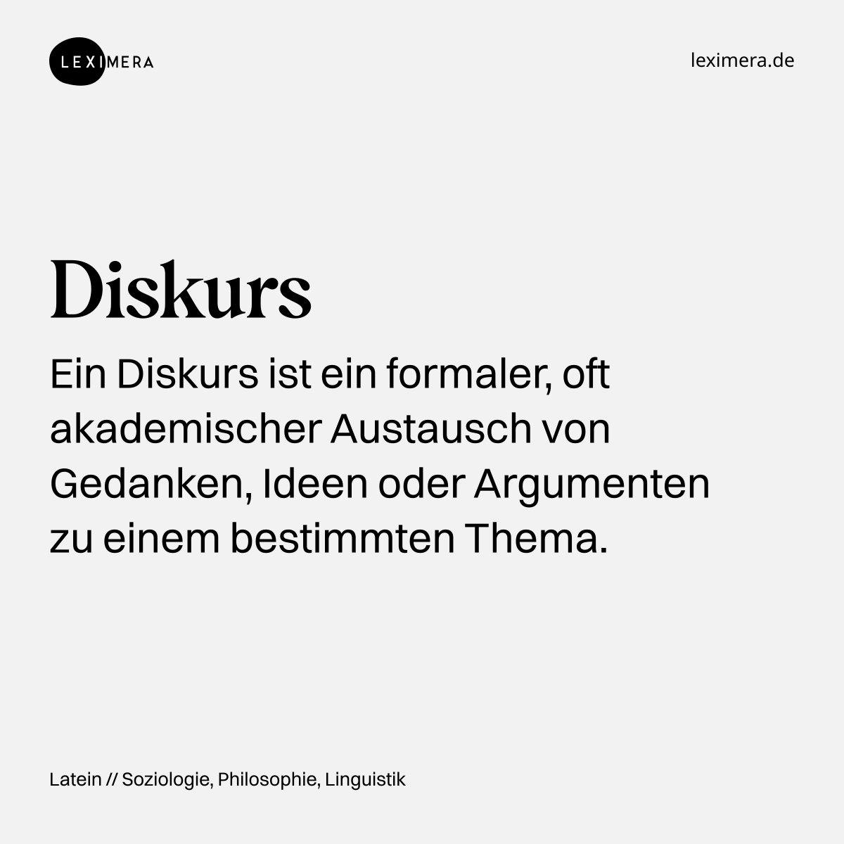 Diskurs - Visualisierung