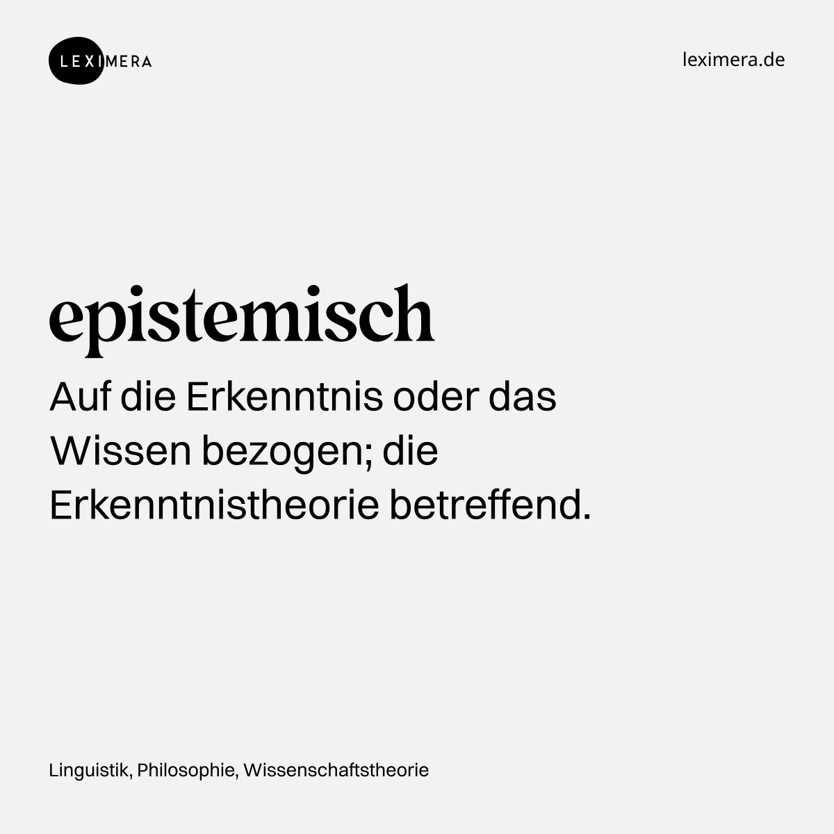 epistemisch - Visualisierung