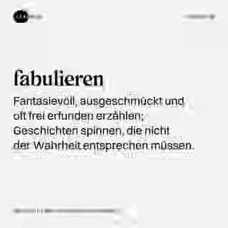 fabulieren - Wort Bild