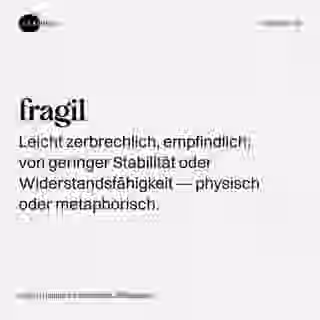 fragil - Wort Bild
