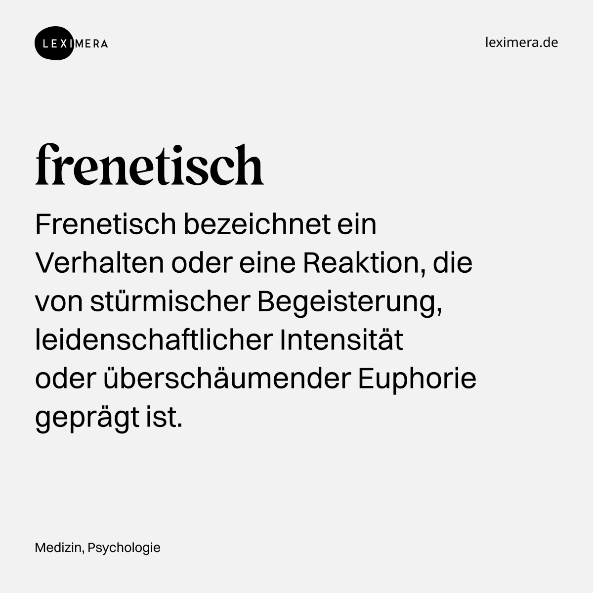 frenetisch - Visualisierung