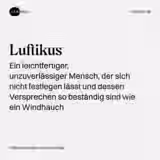 Luftikus - Wort Bild