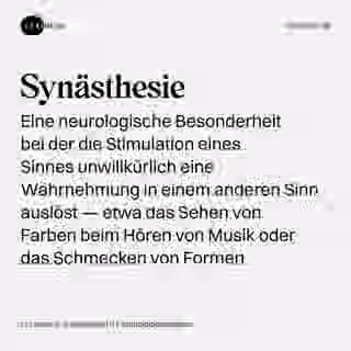 Synästhesie - Wort Bild
